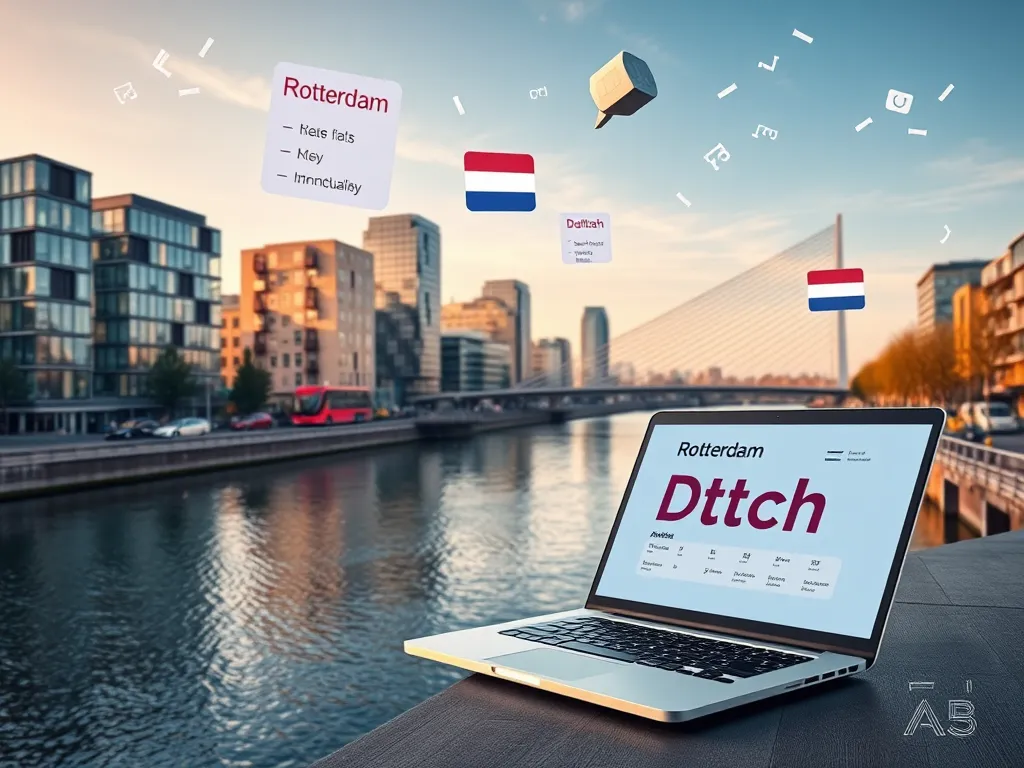 Explore Rotterdam: Dutch Lessons & Online Language Courses